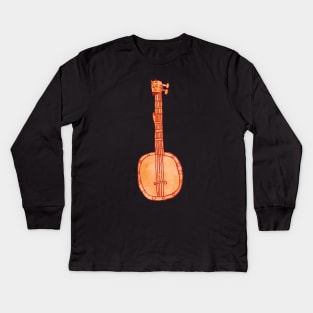 Tiki Parlour Devil Banjo Kids Long Sleeve T-Shirt